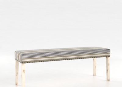 Champlain Upholstered Bench with Nail Heads by Canadel-0