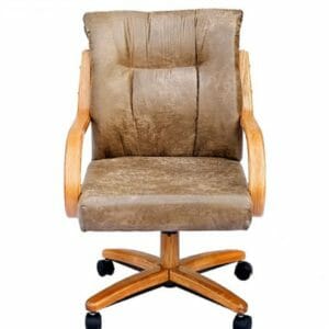 Chromcraft Chair on Wheels-CM179-0