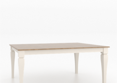 Canvas & Caramel Washed Rectagular Table by Canadel-0
