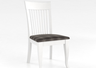 Gourmet Dove White Upholstered Side Chair by Canadel-0