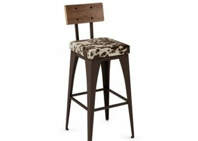 Upright 40264 Non Swivel Stool with Upholstered Seat By Amisco-0
